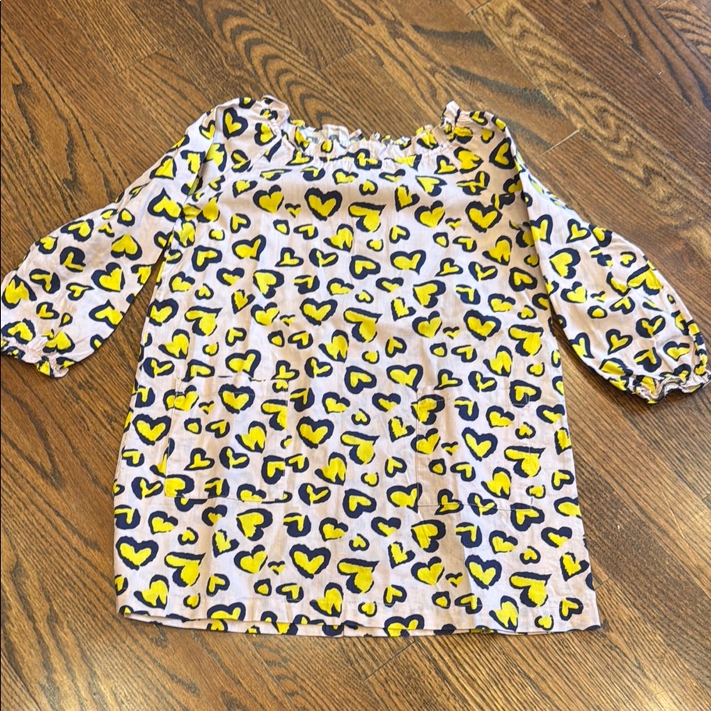 BONTON kids Heart Patterned dress